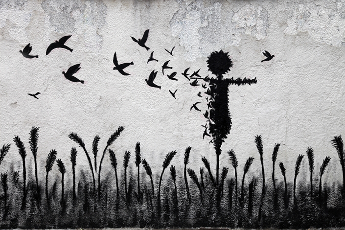 نقاشی خیابانی بلوار احمد اباد روی دیوار،دیوارنگاره،نقاشی خیابانی،نقاشی گرافیتی روی دیوار،نقاشی خیابانی
