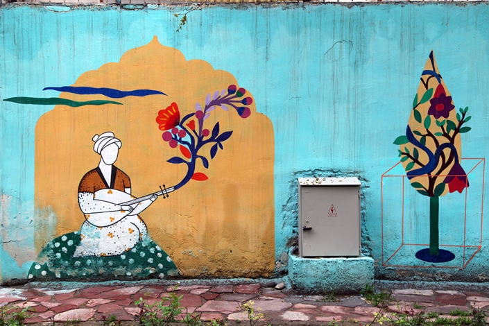 نقاشی خیابانی روی دیوار،دیوارنگاره،نقاشی خیابانی،نقاشی گرافیتی روی دیوار،نقاشی خیابانی