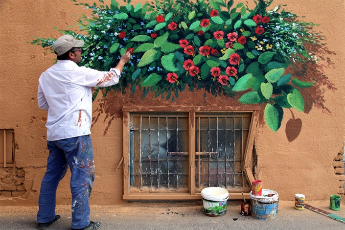 نقاشی دیواری نقاشی خیابانی روی دیوار،دیوارنگاره،نقاشی خیابانی،نقاشی گرافیتی روی دیوار،نقاشی خیابانی