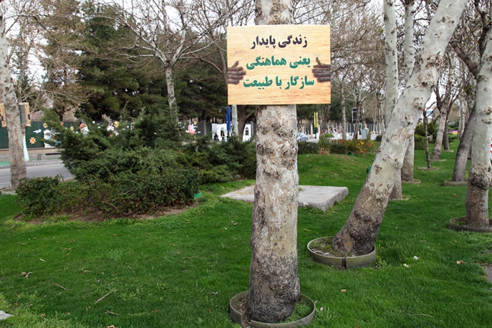 فضای سبز بلوار احمد اباد فضای سبز بلوار احمد اباد،معماری شهری،بافت شهری