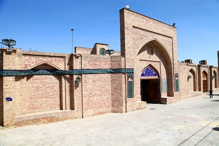 کاروانسرای بابا قدرت،دوره قاجار،جاذبه های تاریخی فرهنگی شهر مشهد